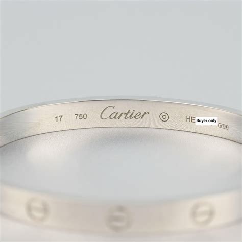 750 17 cartier ip6688 *001|authentic cartier love bracelet.